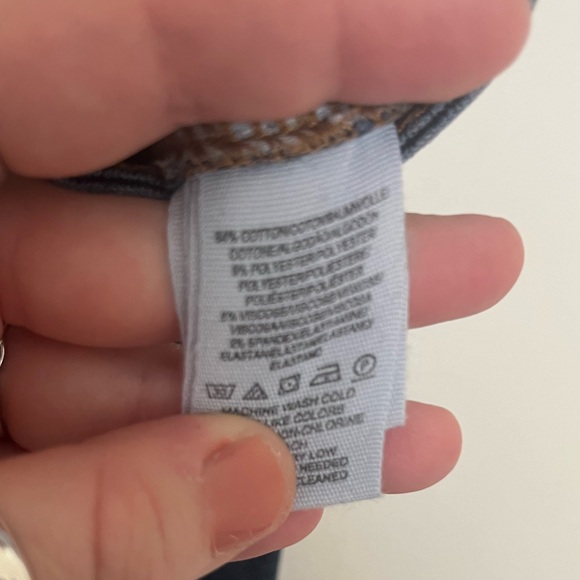 We the Free Dark Wash Wide Leg Flare Fringe Jeans - Picture 5 of 5